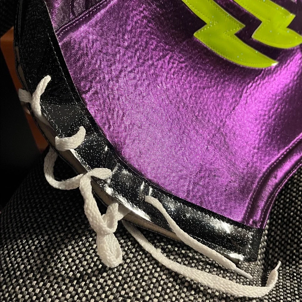 Purple and Green Wrestling Mask from Mexico